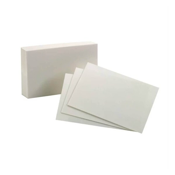 Blank Index Cards 5X6